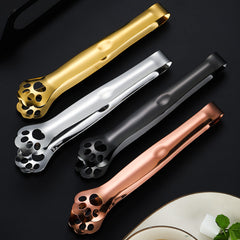 Animal Paw Stainless Steel Food Tongs Cooking Clip for BBQ Salad Steak Bread