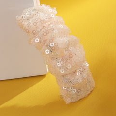 Sequin Decor Hair Clip Shining Mesh Snap Clip Headwear