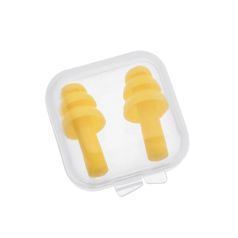 Waterproof Silicone Earplugs for Noise Cancelling - 2pcs