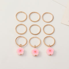Flower Charm Hair Braid Clips Dreadlock Charms Clip