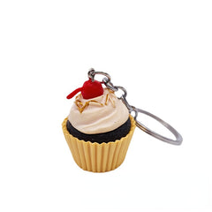 Big Burger Simulated Food Key Chain Popcorn Enamel Pendant