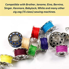 10 Pack Sewing Machine Bobbins Brother Singer Accessory