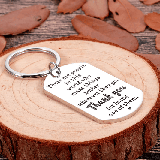 Inspirational Car Keychain - Great Gift for Coworkers and Teachers