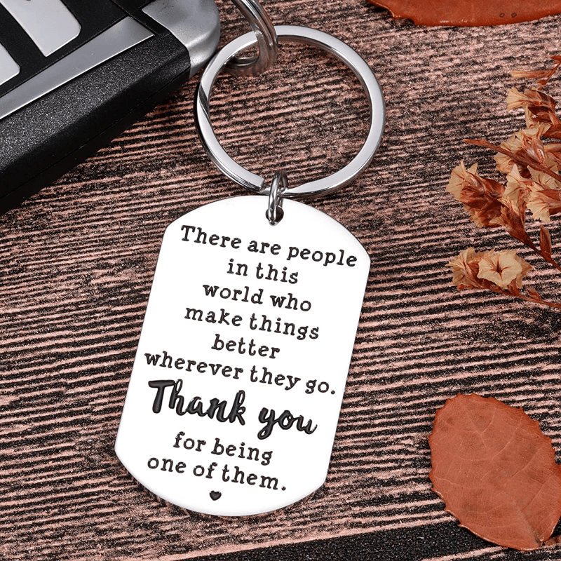 Inspirational Car Keychain - Great Gift for Coworkers and Teachers