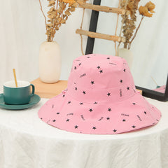 Women's Star Print UV Protection Sun Hat
