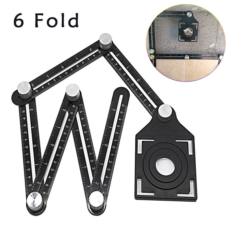 6-Fold Aluminum Alloy Perforated Mold Template Tool