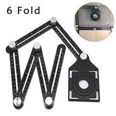 6-Fold Aluminum Alloy Perforated Mold Template Tool