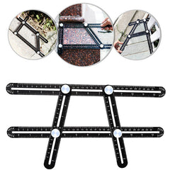 6-Fold Aluminum Alloy Perforated Mold Template Tool