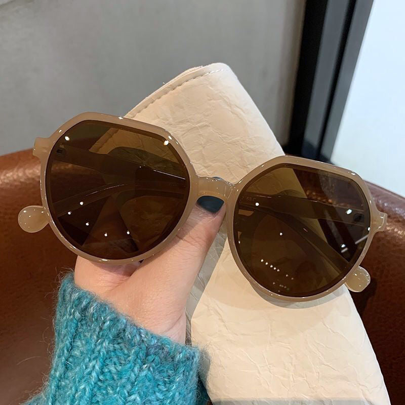 Round Jelly Sunglasses For Women Men Beach Party UV400