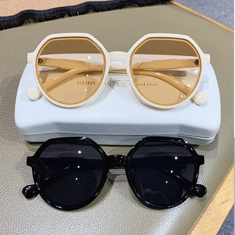 Round Jelly Sunglasses For Women Men Beach Party UV400