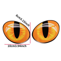 3D Stereo Reflective Cat Eye Stickers - Enhance Your Car's Look