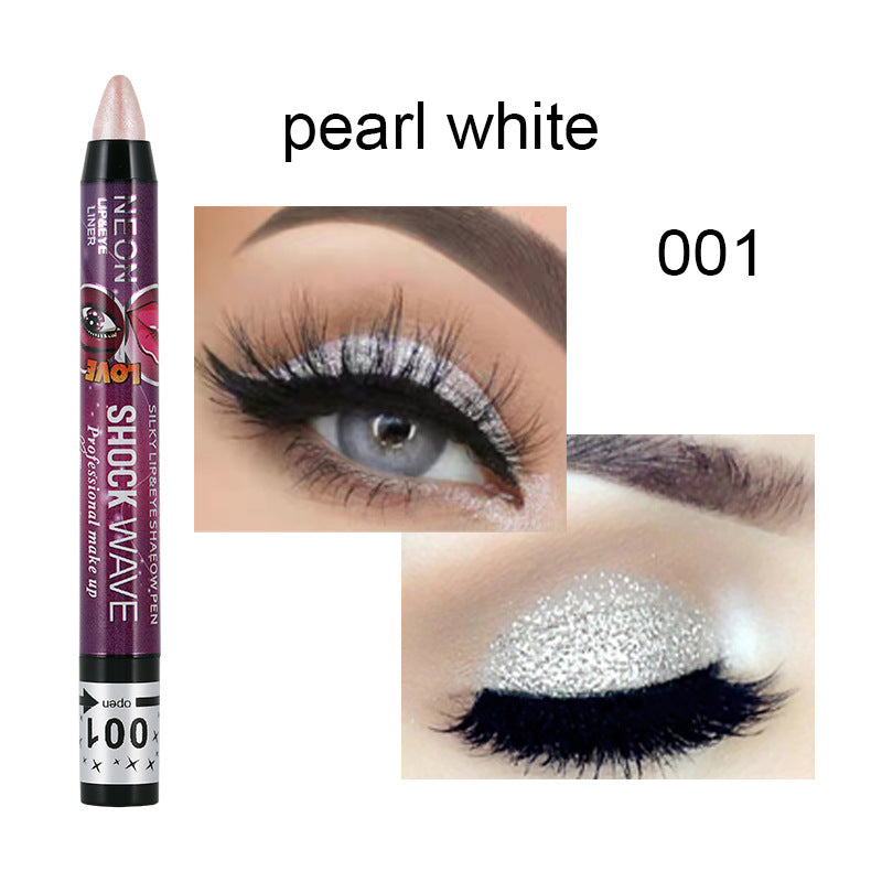 Long Lasting Matte and Polarized Glitter Eyeshadow and Lip Pencil