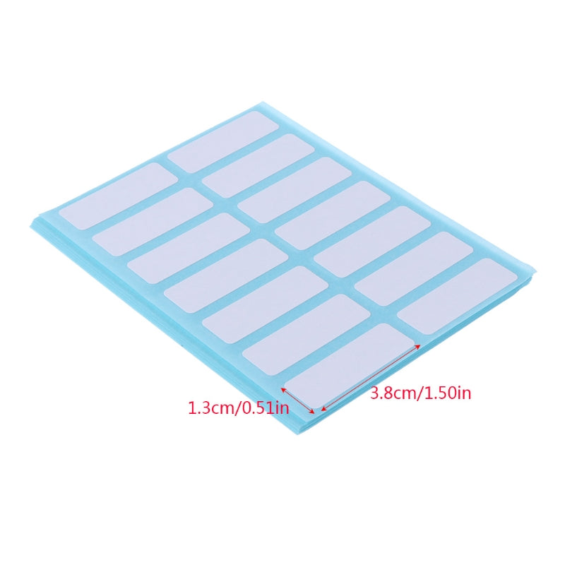 Self Adhesive Labels for Crafting, 12 Sheets Pack