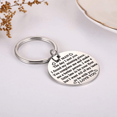 I Love You Key Chain For Husband - Birthday Present For Him