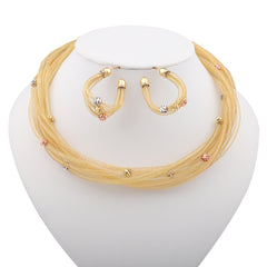 Choker Necklace & Earrings Set - Anniversary Gift