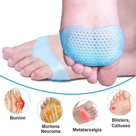 Honeycomb Silicone Forefoot Pads for Night and Home Use