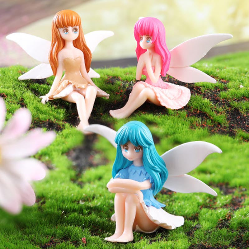 Beautiful Flower Fairy Ornaments for DIY Gardening & Cake Decoration