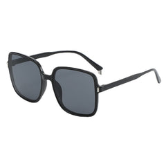 Oversized Square Sunglasses Gradient Clear Lens Eyewear