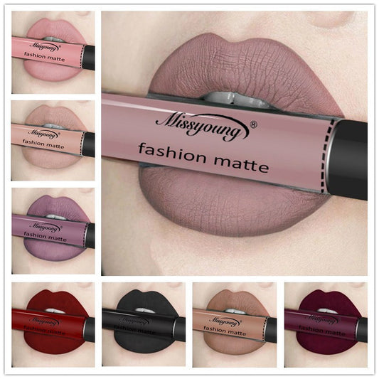 Matte Liquid Lipstick Long Lasting Non Sticky Plumping Lip Gloss