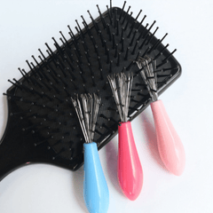 Plastic Cleaning Brush for Hair Combs - Easy Dirt & Dust Removal