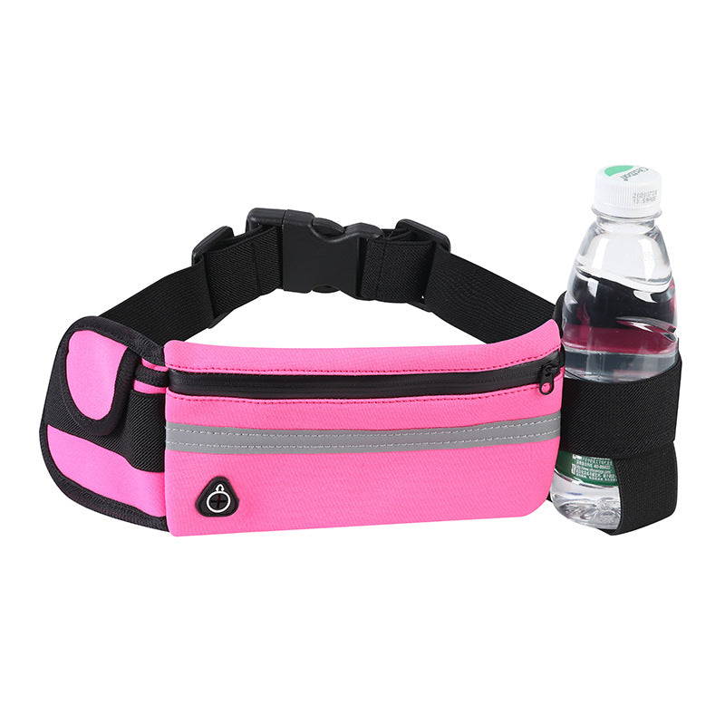 Portable Sports Fanny Pack Waterproof with Bottle Holder
