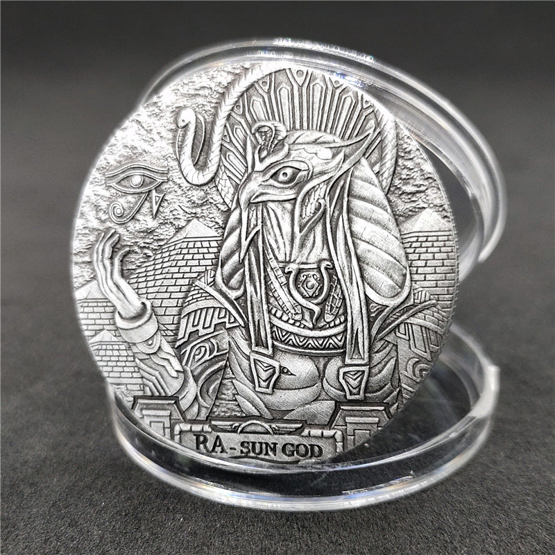 Ancient Egypt Silvery Challenge Coin Collection