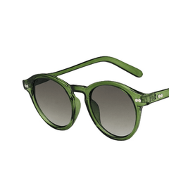Round Sunglasses Rivet Decor Anti Glare UV400