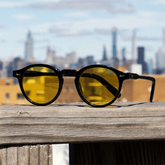 Round Sunglasses Rivet Decor Anti Glare UV400