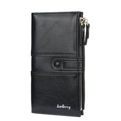 Solid Clutch Purse Women's Long Wallet