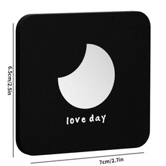 Square Compact Mirror for Travel Double Sided Handbag Cosmetic Mirror