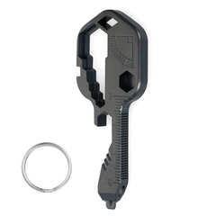 24-in-1 Stainless Steel Key Chain with Cartoon Pendant & Opener