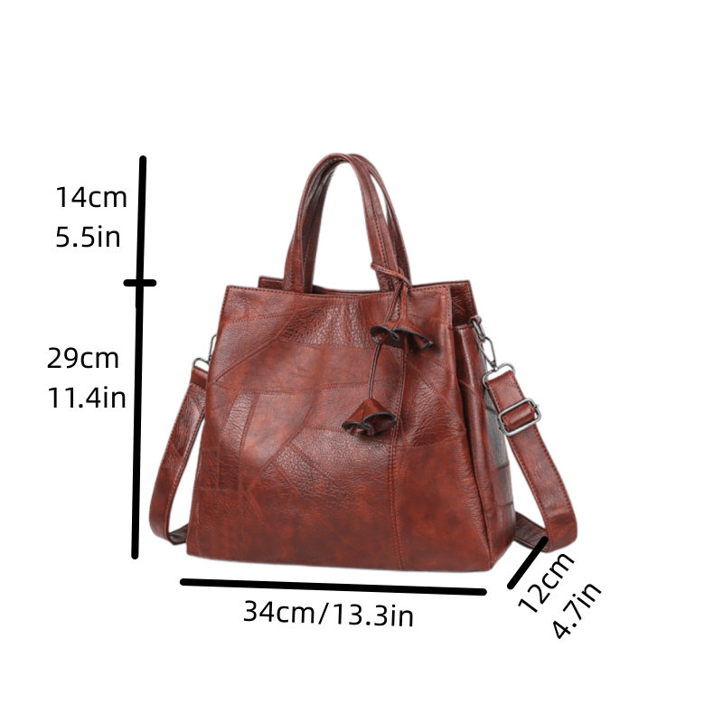 Flower Pendant Crossbody Bag Top Handle Satchel Purse