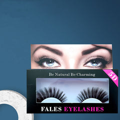 Thick Curling False Eyelashes Wispy Slender Lashes for Women