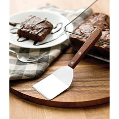 Brownie Spatula Metal with Wood Handle Stainless Steel Cookie Spatula