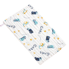 Baby Gauze Square Towel Bib Six Layer Cotton Towel for Children