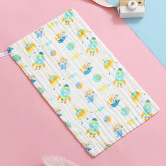 Baby Gauze Square Towel Bib Six Layer Cotton Towel for Children