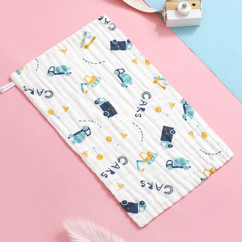 Baby Gauze Square Towel Bib Six Layer Cotton Towel for Children