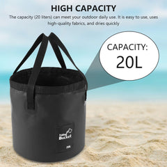 Foldable Camping/Fishing Water Bucket - Easy Storage, Durable Pail Basin