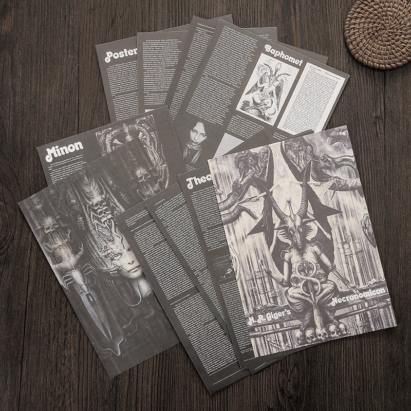 12 Sheets Retro Book of the Dead Paper Ballet for DIY Decor