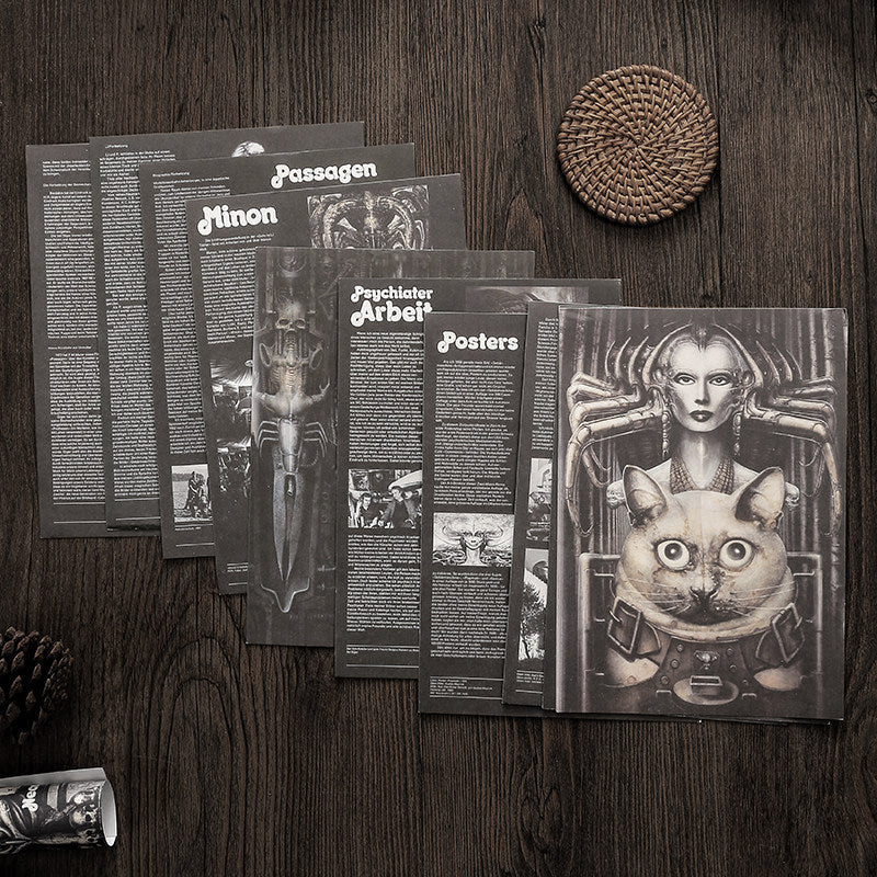 12 Sheets Retro Book of the Dead Paper Ballet for DIY Decor