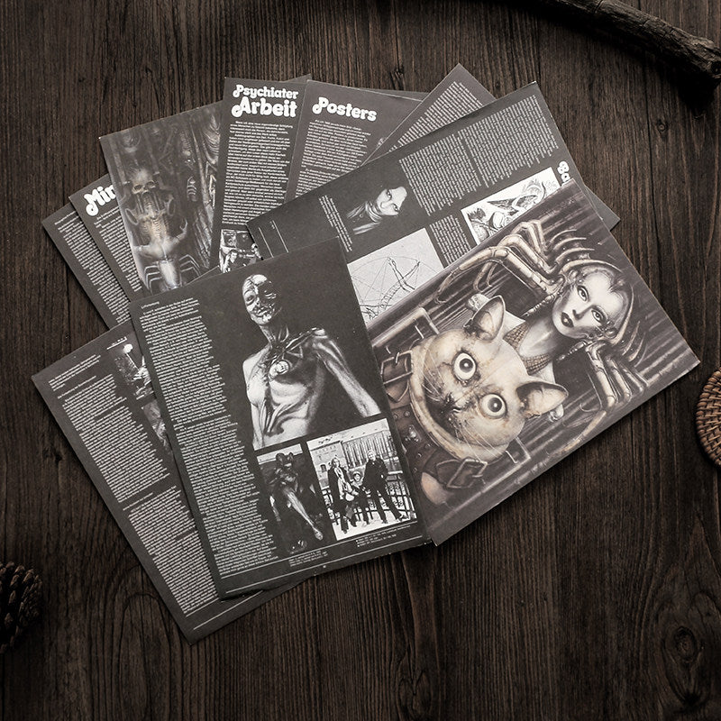 12 Sheets Retro Book of the Dead Paper Ballet for DIY Decor