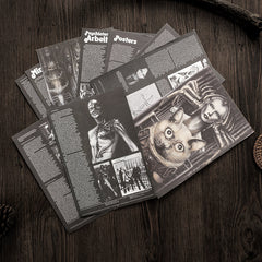 12 Sheets Retro Book of the Dead Paper Ballet for DIY Decor