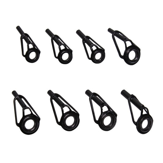 8pcs 80pcs Ceramic Carbon Steel Direction Ring Guide Set for Lure Rods