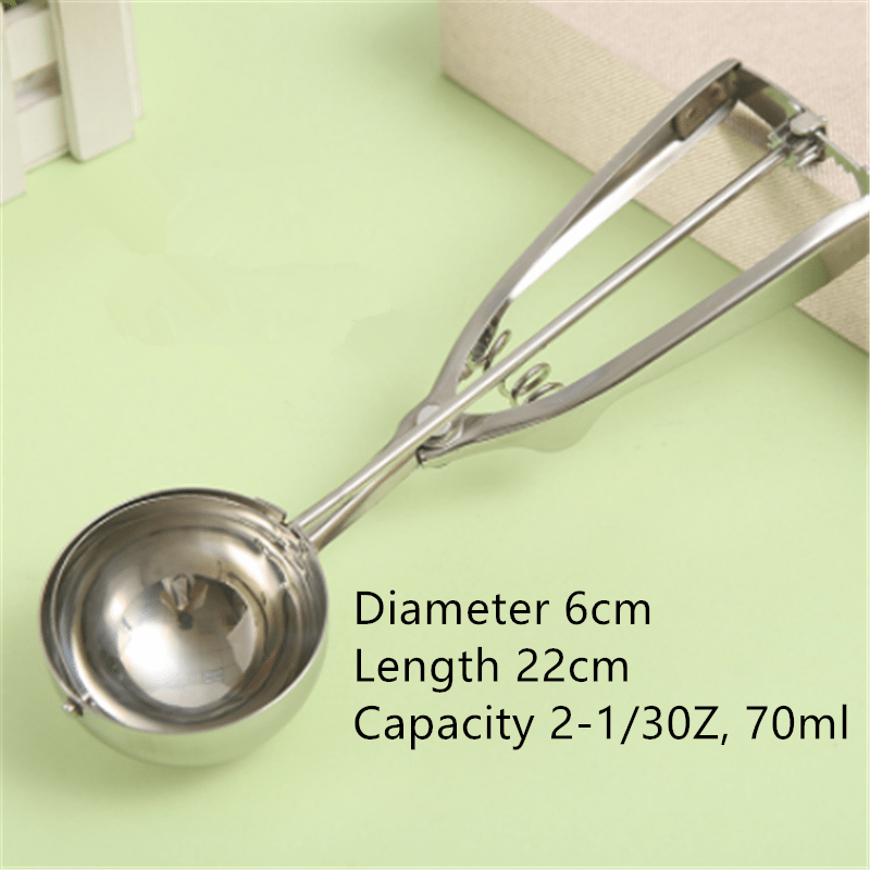 Stainless Steel Ice Cream Ball Scoop Fruit Scoop
