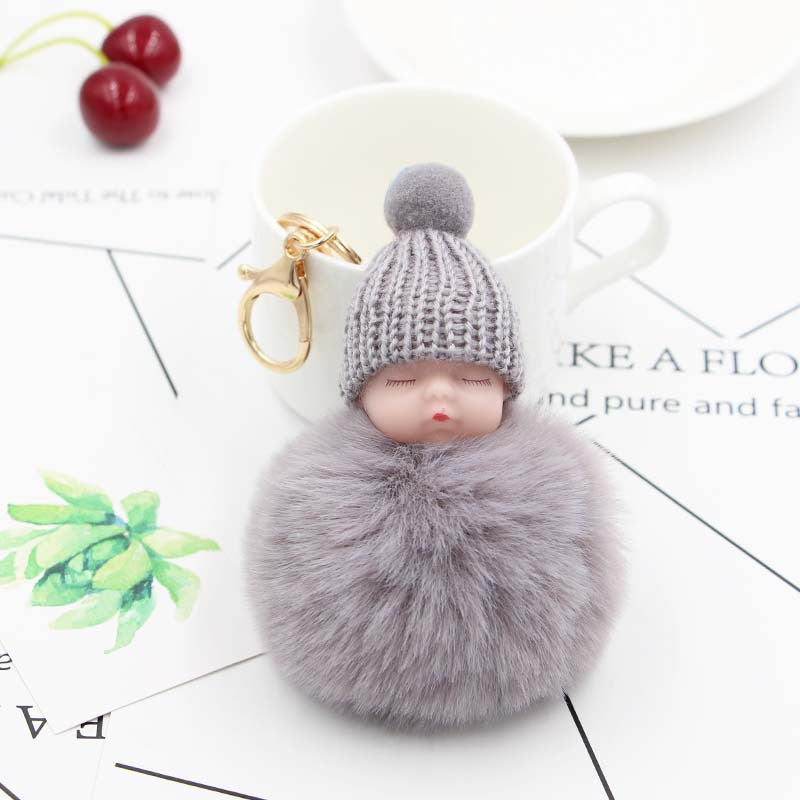 Doll Plush Key Chain Car Pendant