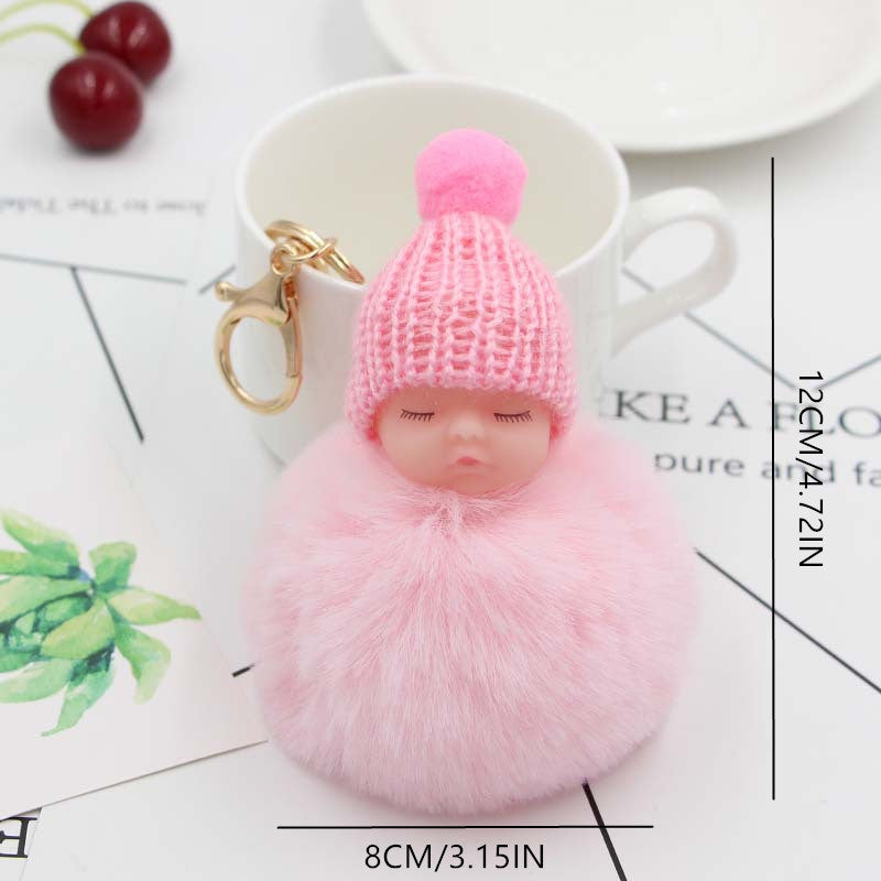 Doll Plush Key Chain Car Pendant