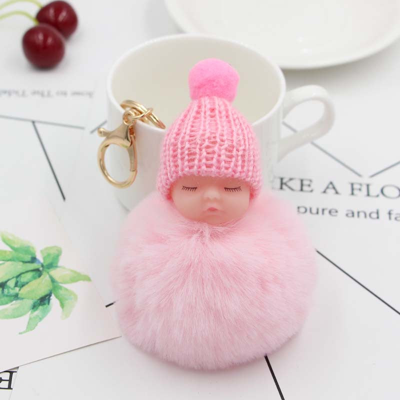 Doll Plush Key Chain Car Pendant