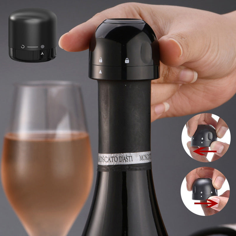 3pcs Wine Bottle Cap Stopper Silicone Sealed Champagne Bottle Stopper