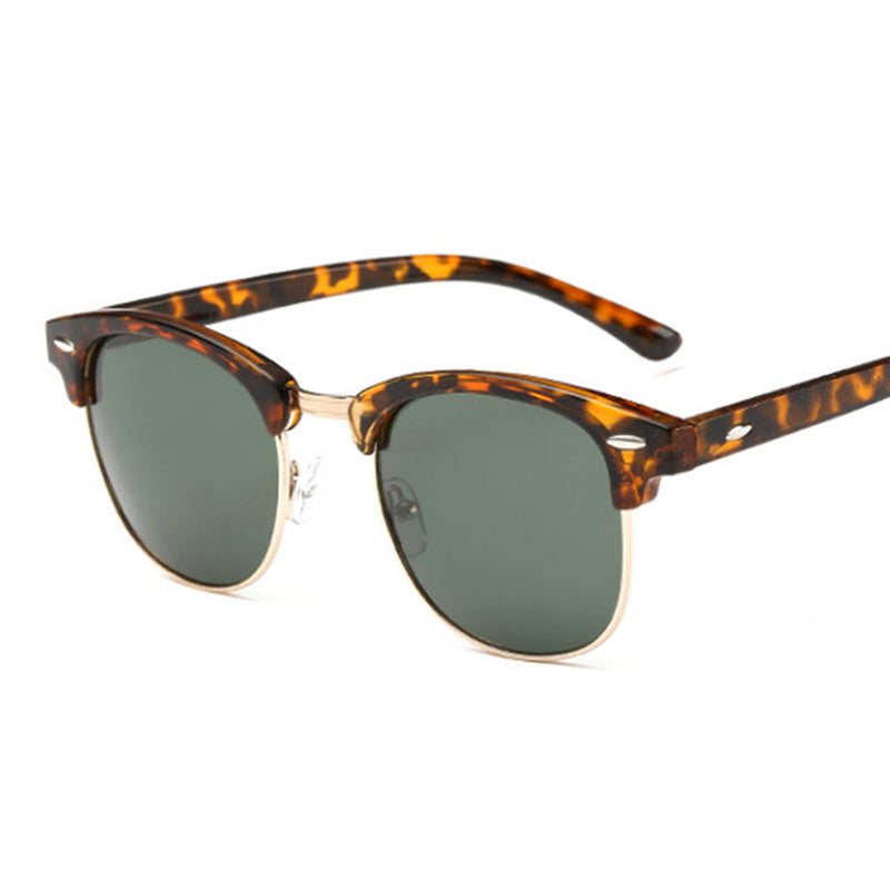Vintage Polarized Sunglasses Men's Square Sun Glasses Retro Driver