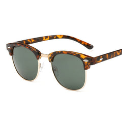 Vintage Polarized Sunglasses Men's Square Sun Glasses Retro Driver